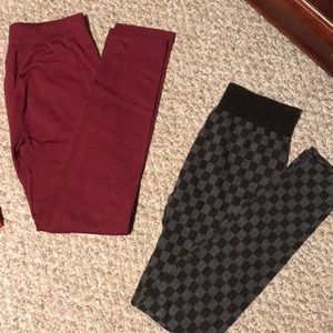 Fleece lined leggings